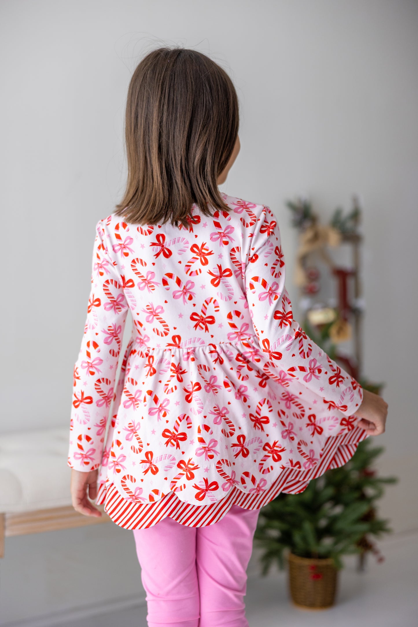 Candy Cane Cutie Tunic Set - Preorder