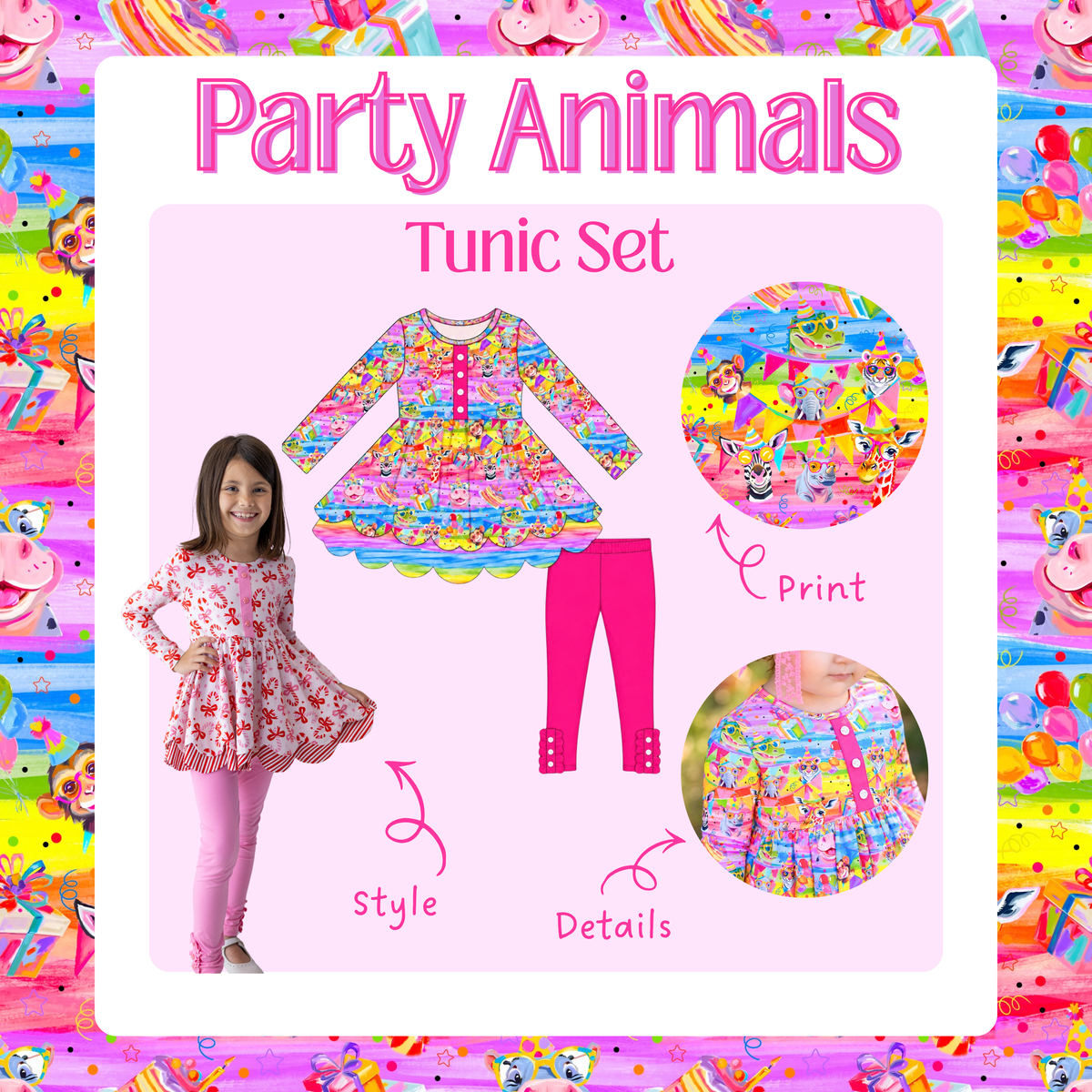 Tunic - The Leila {{ Party Animals Collection }} - Preorder
