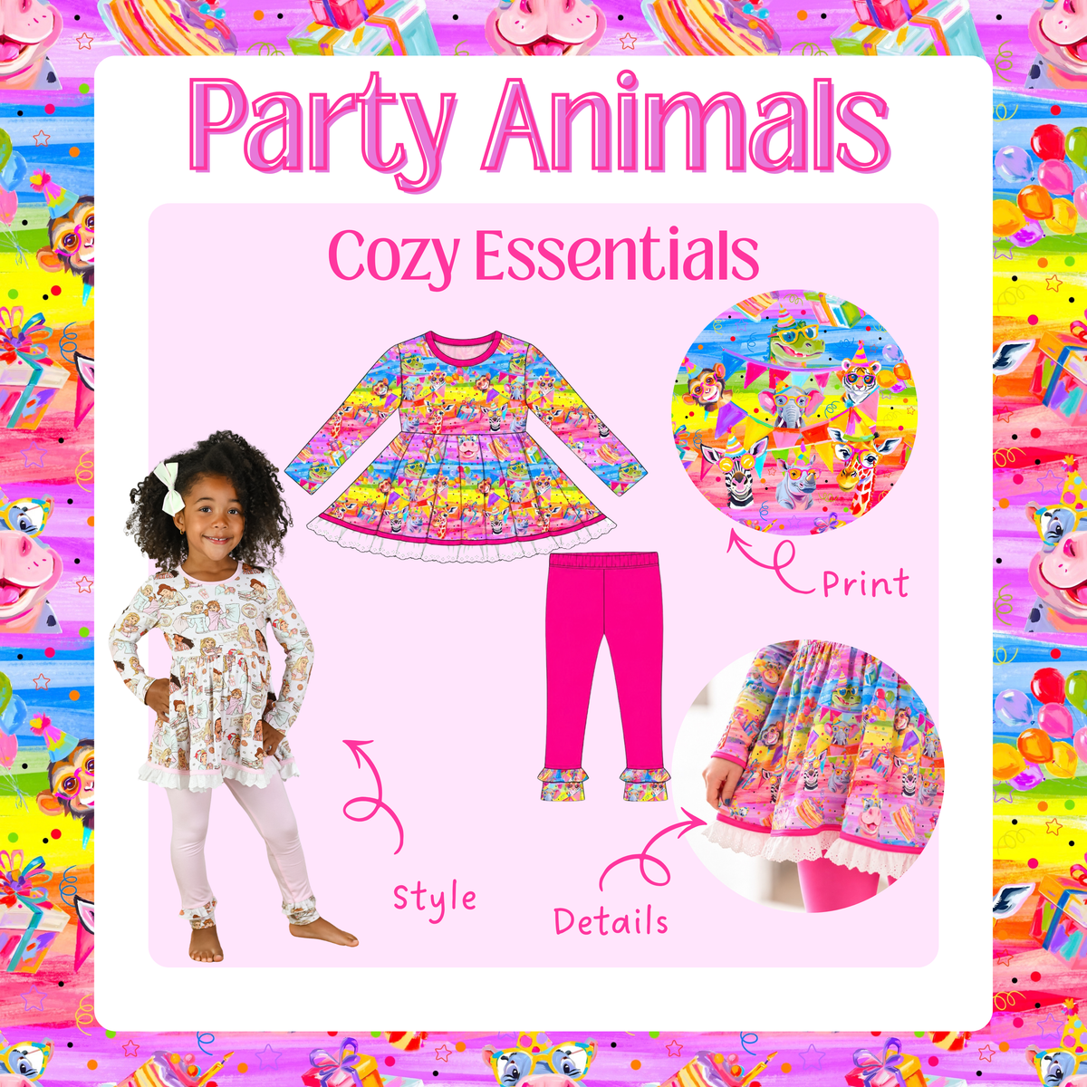 Cozy Essentials {{ Party Animals Collection }}- Preorder