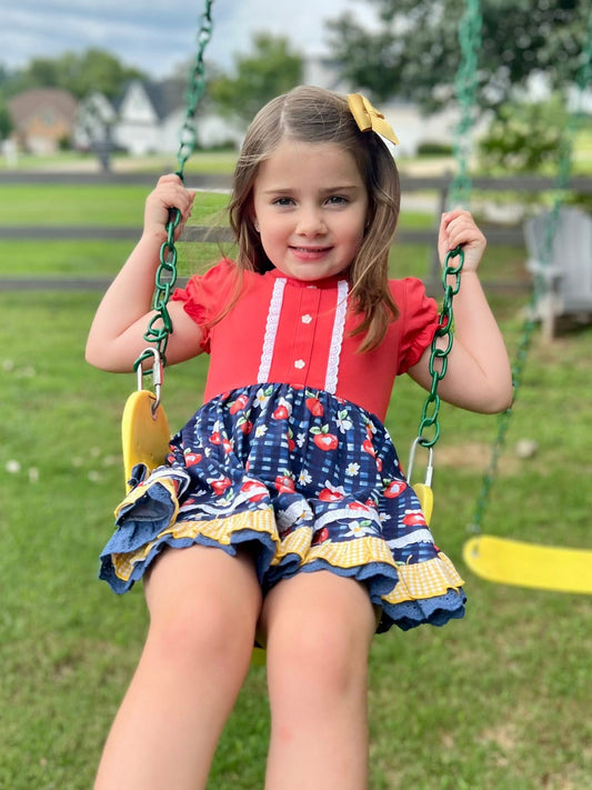 Schoolyard Sweetheart 2pc short set - RTS