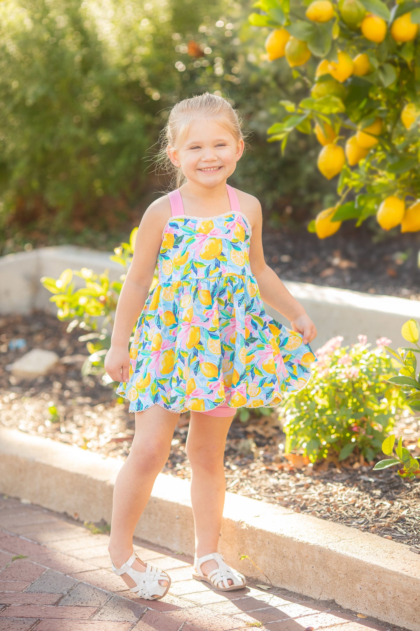 Lemons & Lace short set- RTS
