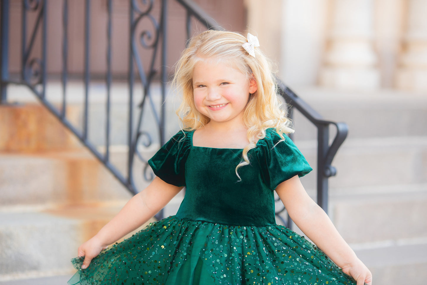 Evergreen Elliette Dress - Preorder {{Available 8.12 8pm EST}}