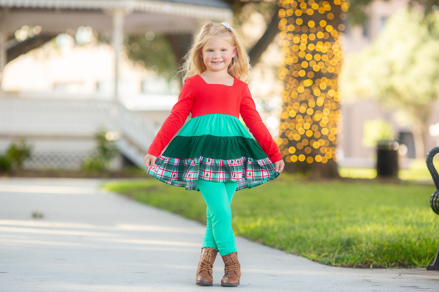 Girl’s 2pc {{Christmas Ombre}} - Preorder
