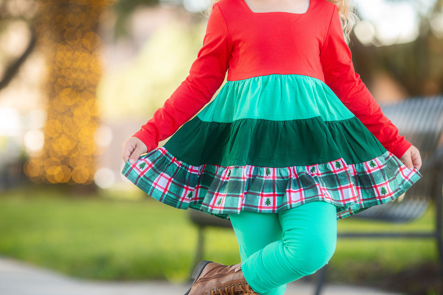 Girl’s 2pc {{Christmas Ombre}} - Preorder