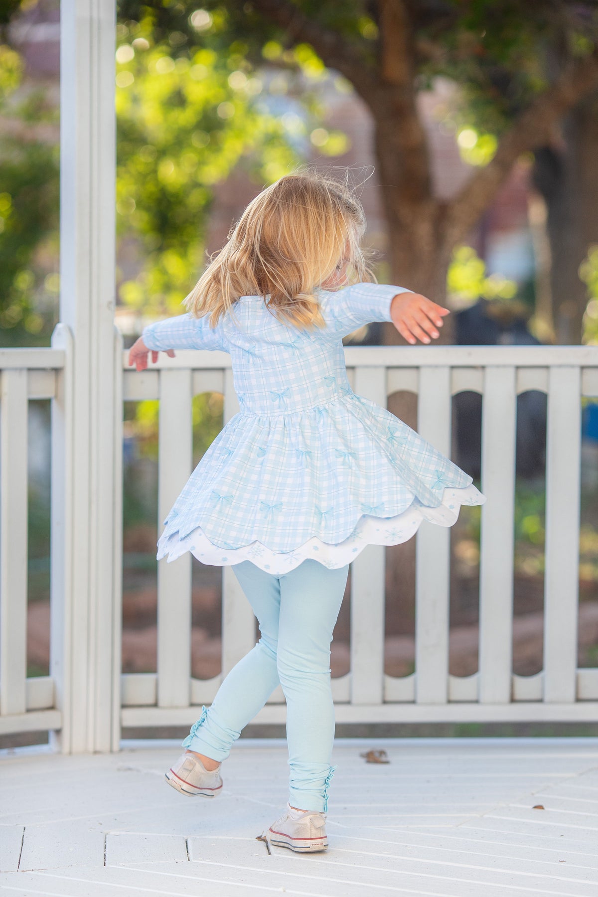 {{ Winter Blue-tiful }} Tunic Set- Preorder