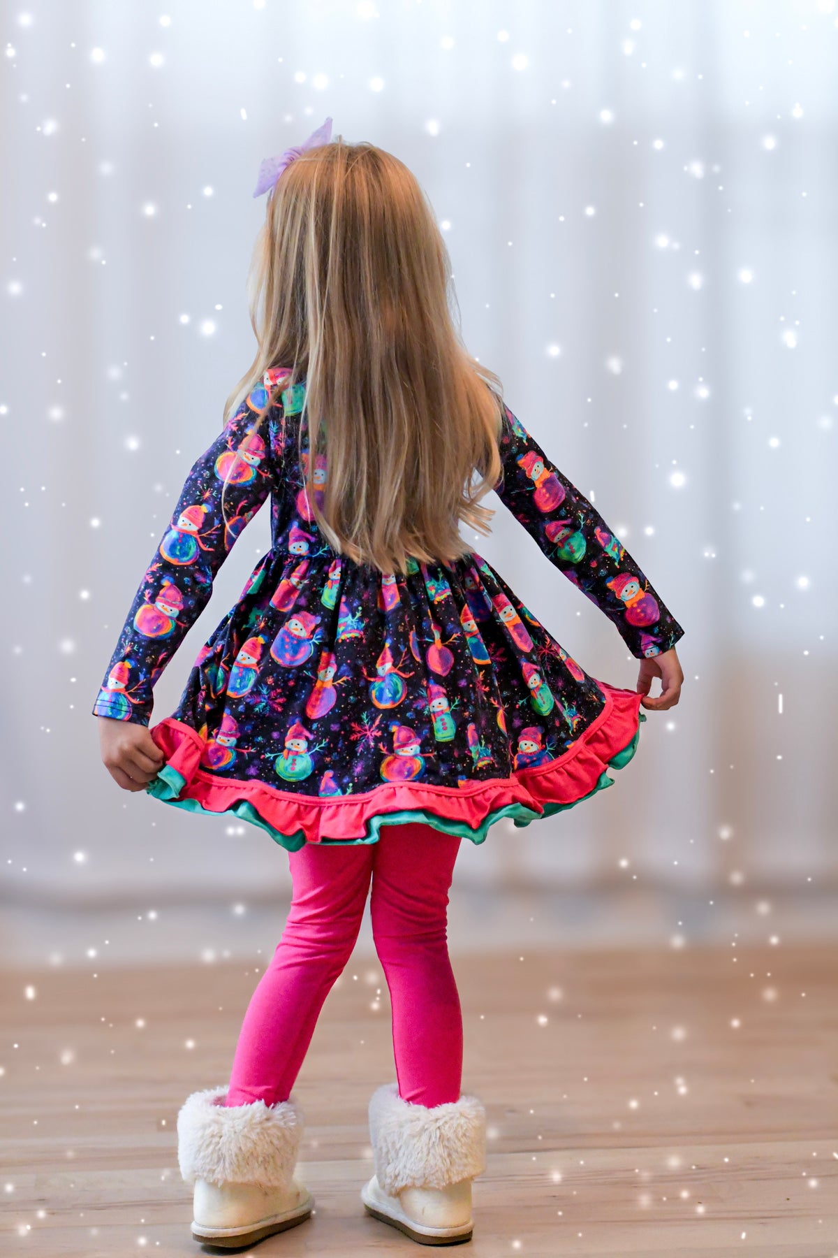Neon Snowman Tunic Set- Preorder