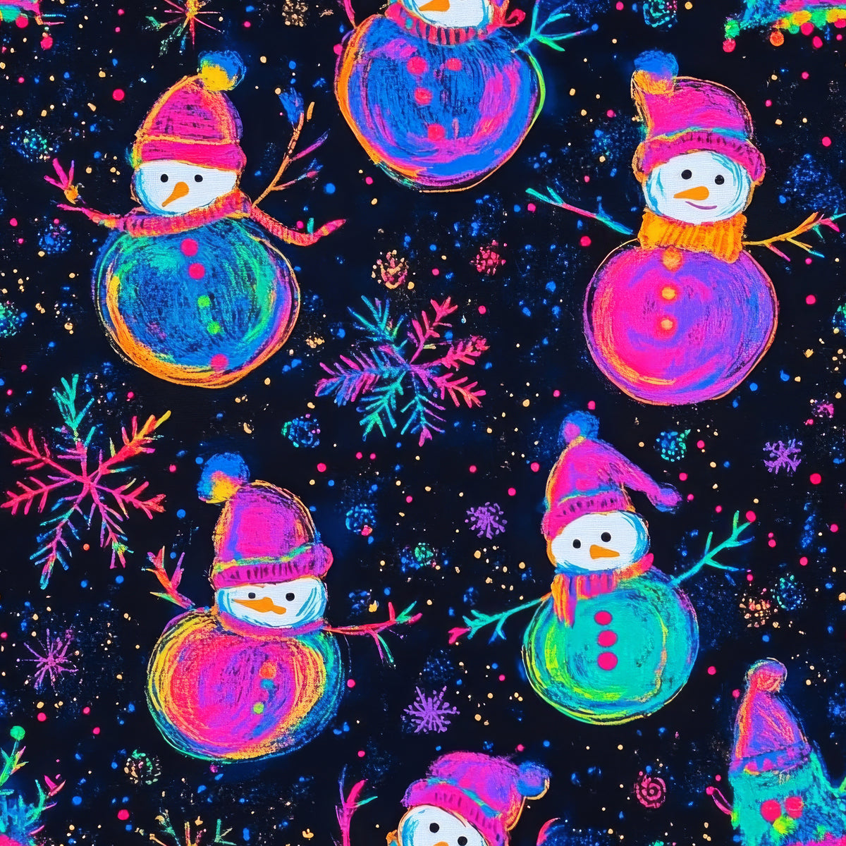 Neon Snowman Tunic Set- Preorder