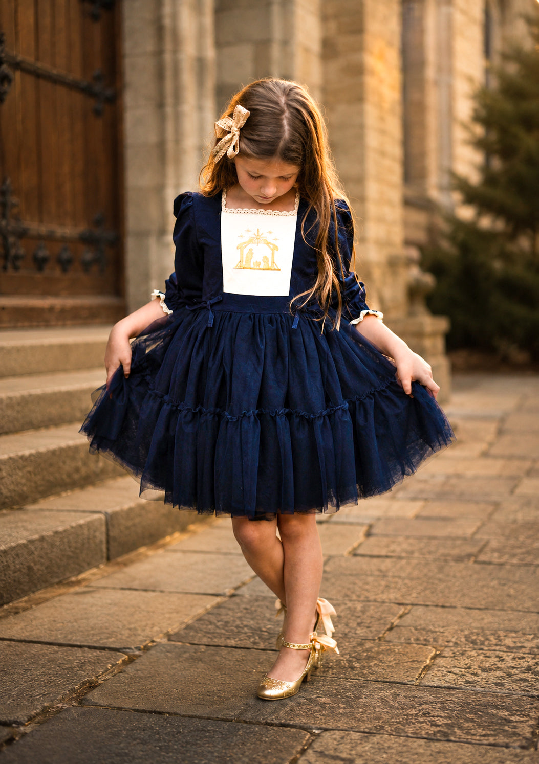 O' Holy Night Tulle Dress - Preorder