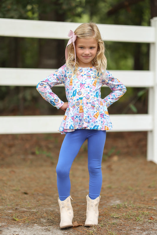 Frozen Treats Peplum - RTS