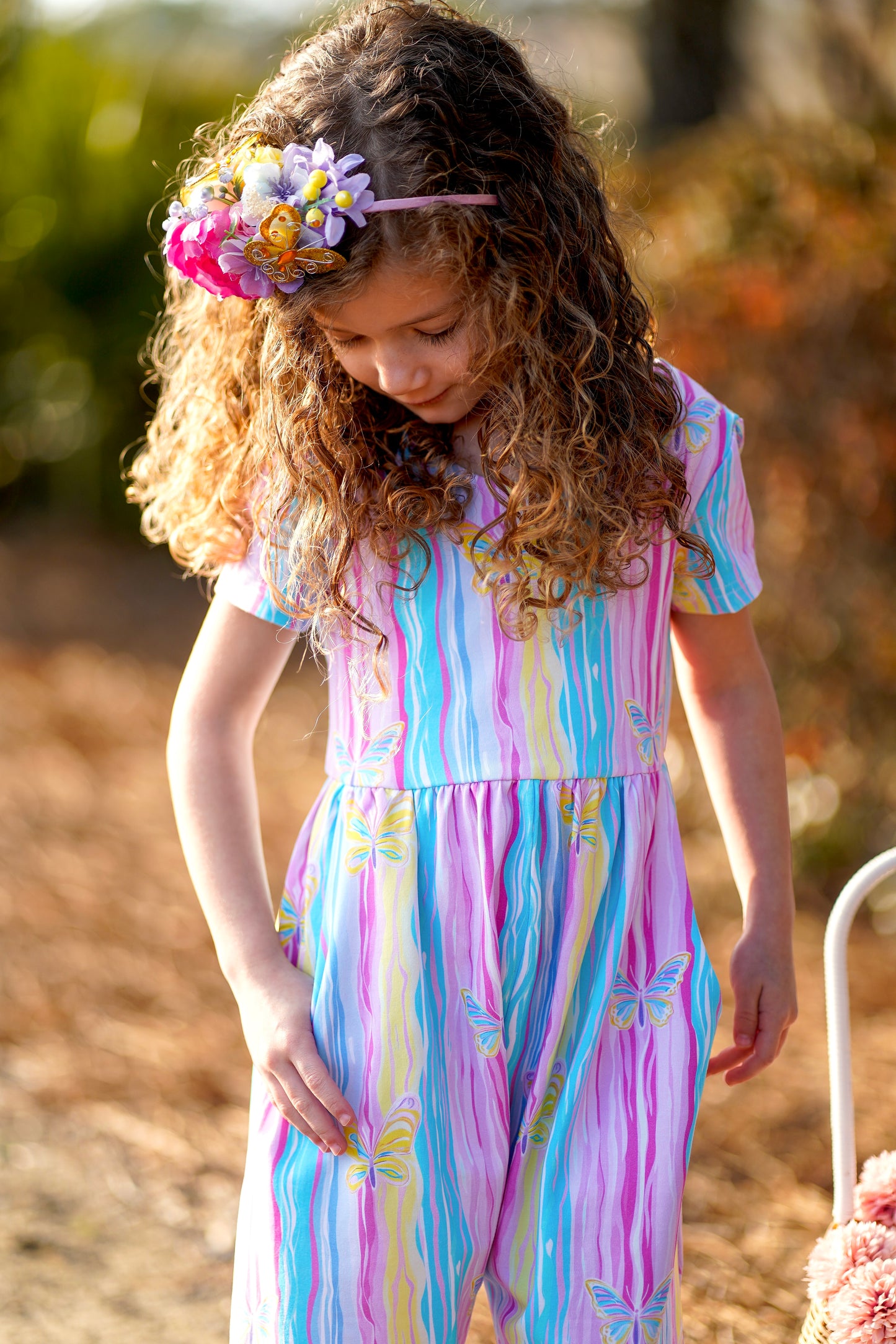 Mariposa Leggy Romper- RTS