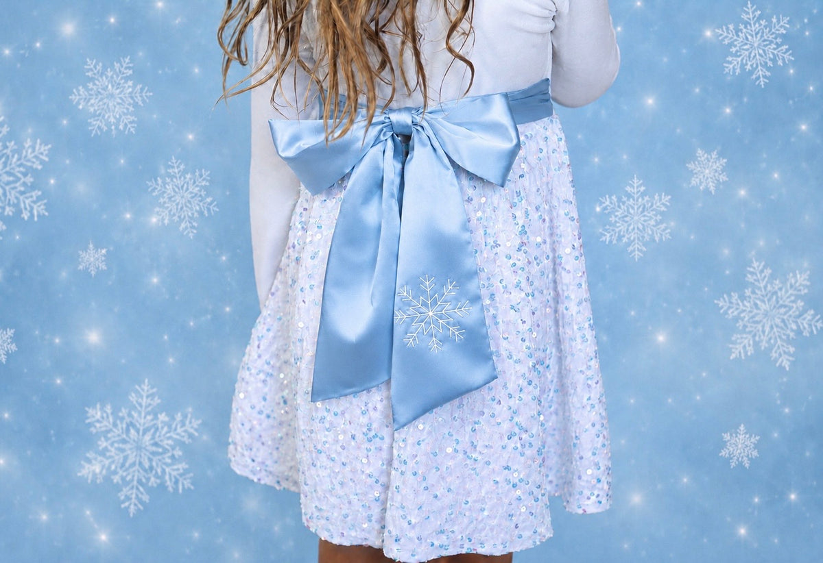 Snow & Sequins Dress - Preorder