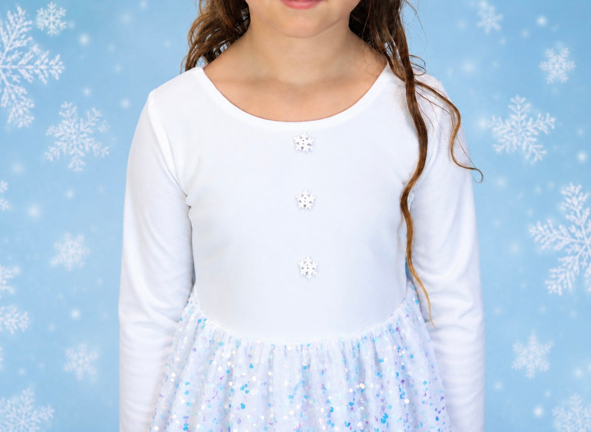 Snow & Sequins Dress - Preorder