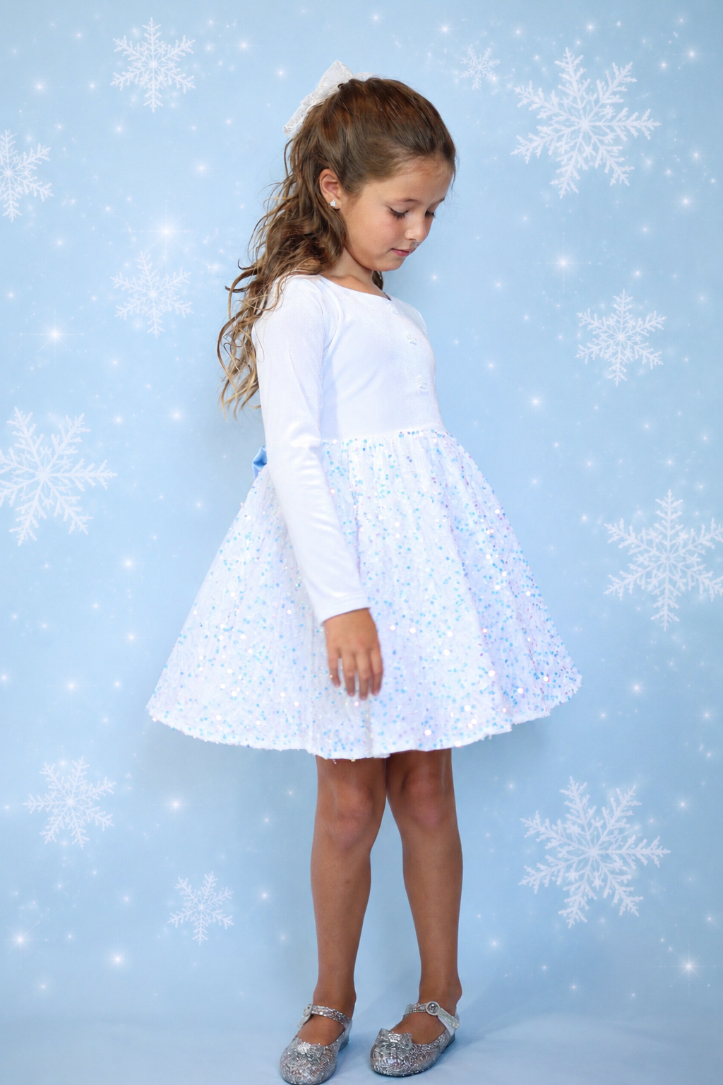 Snow & Sequins Dress - Preorder