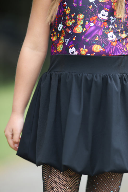 BUBBLE SKORT {{ Halloween Party- Athletic }} 1pc  - RTS