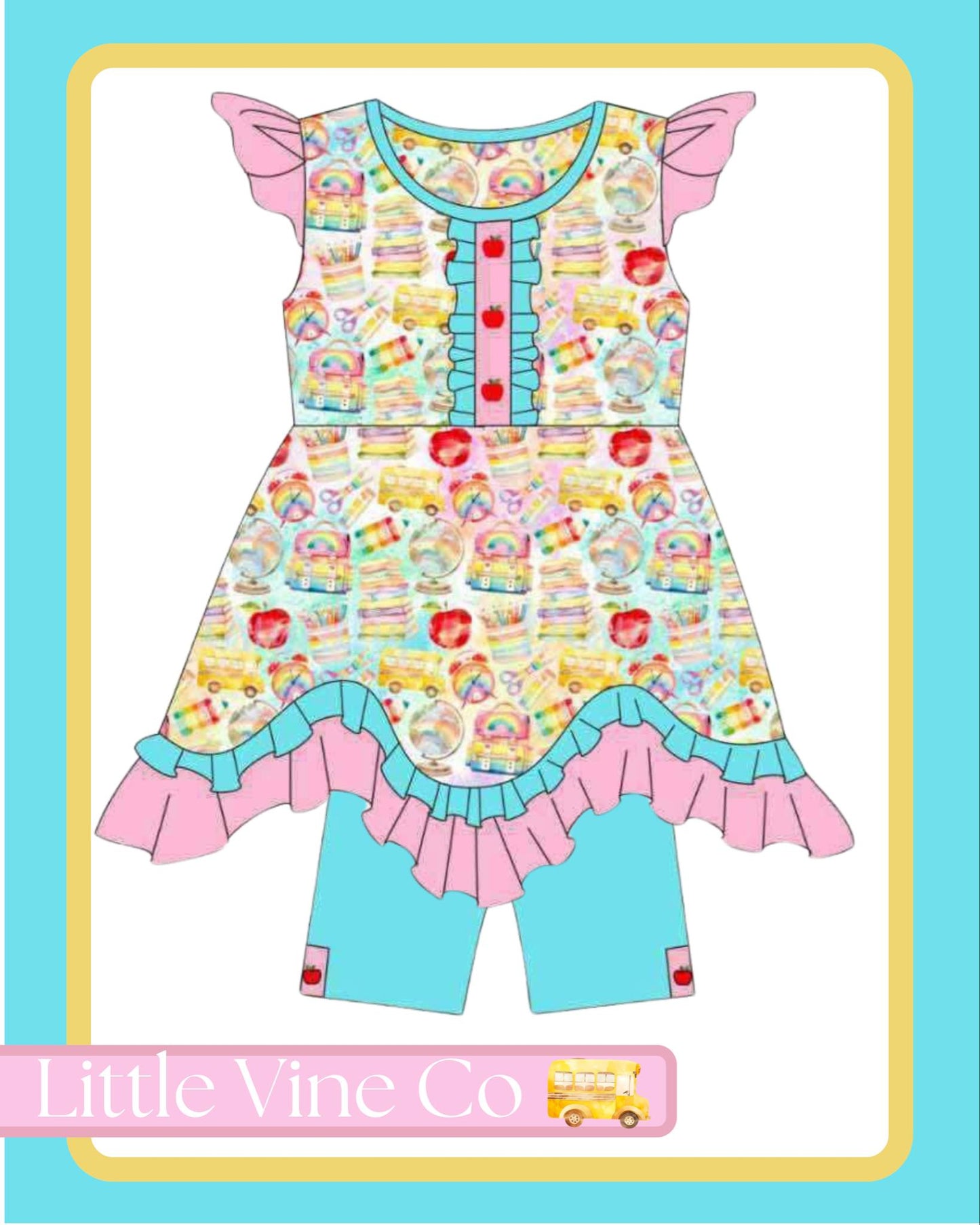 Classroom Cutie 2pc short set - RTS