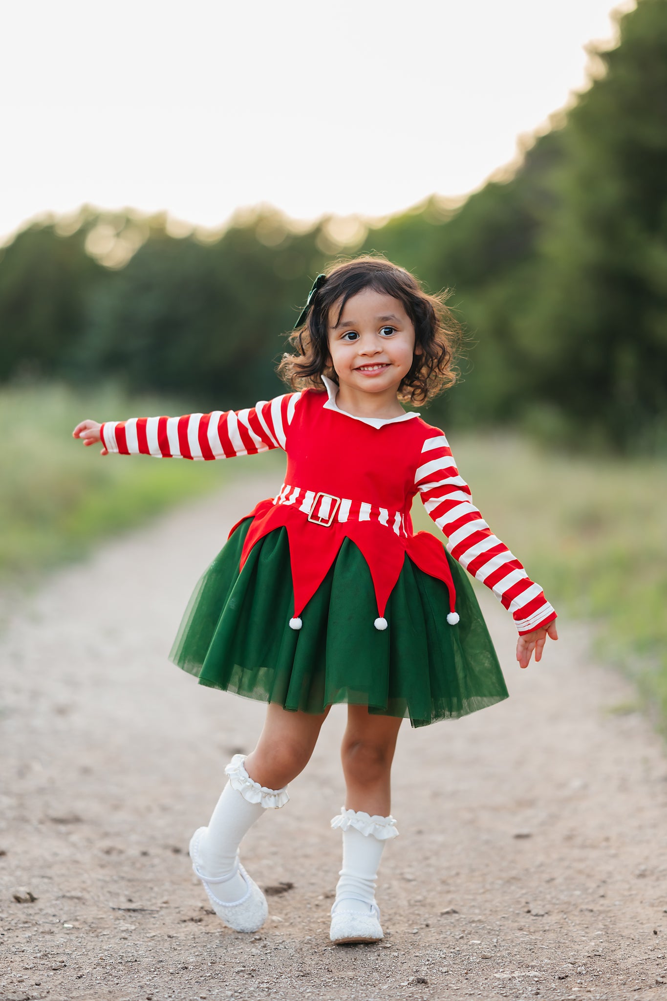 Santa's Little Helper Tulle Dress - Preorder