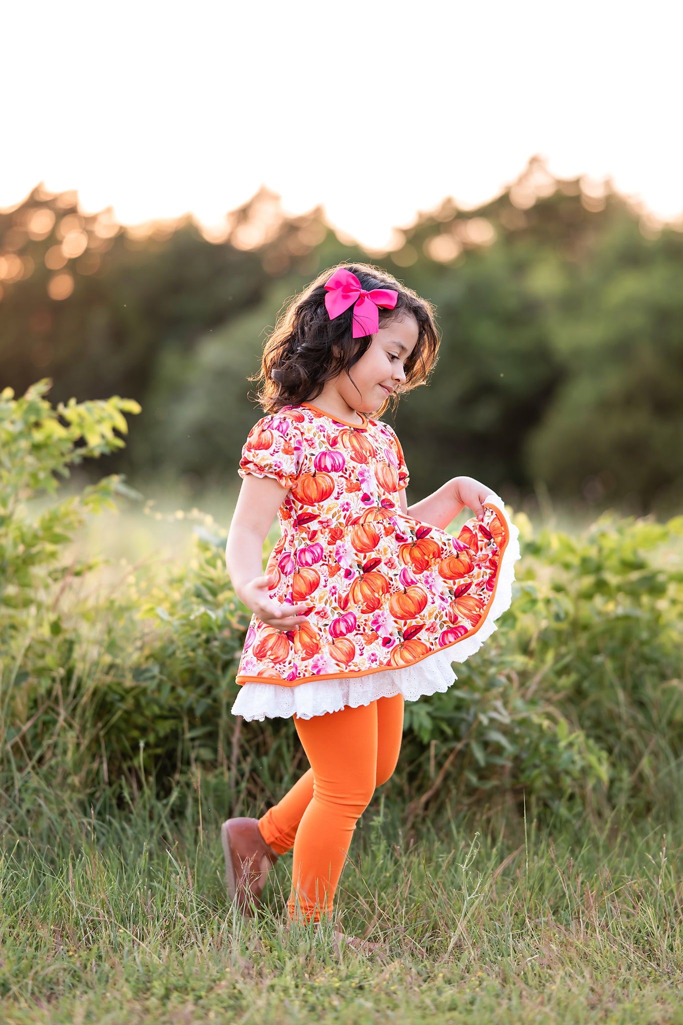 {{ Pretty As A Pumpkin }} 2pc Set - Preorder